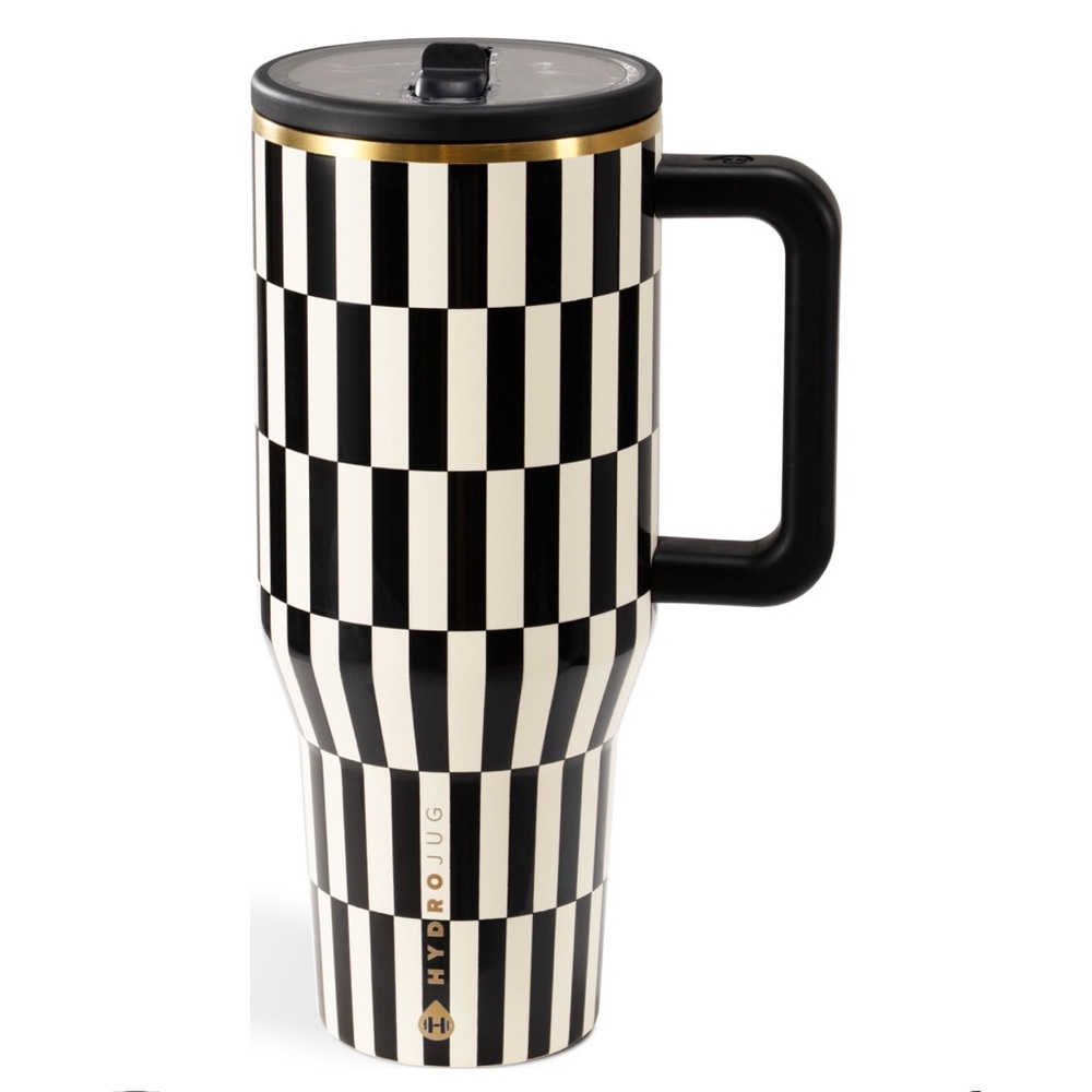 HydroJug Traveler Tumbler 40 oz Black Tie